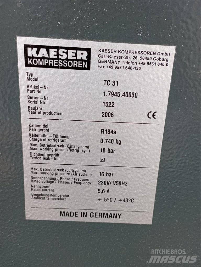 Kaeser TC31 Kompressorer