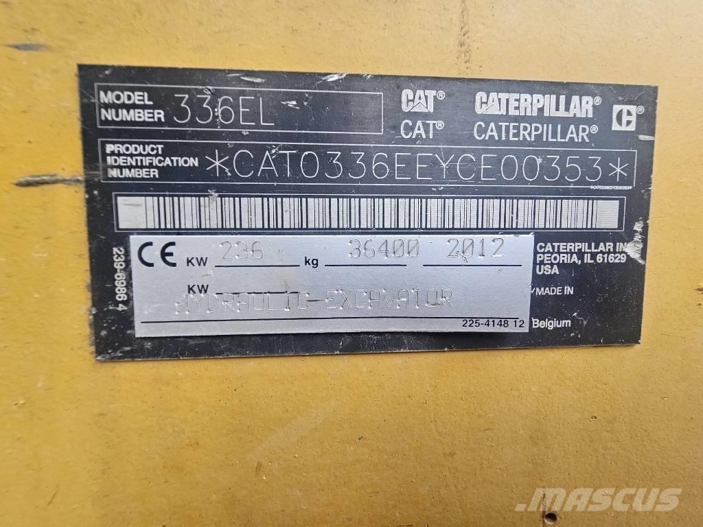 CAT 336EL / 330 336FL Gravemaskiner på larvebånd