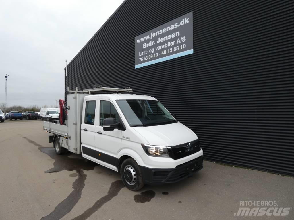 MAN TGE 5.180 Lastbil med lad/Flatbed