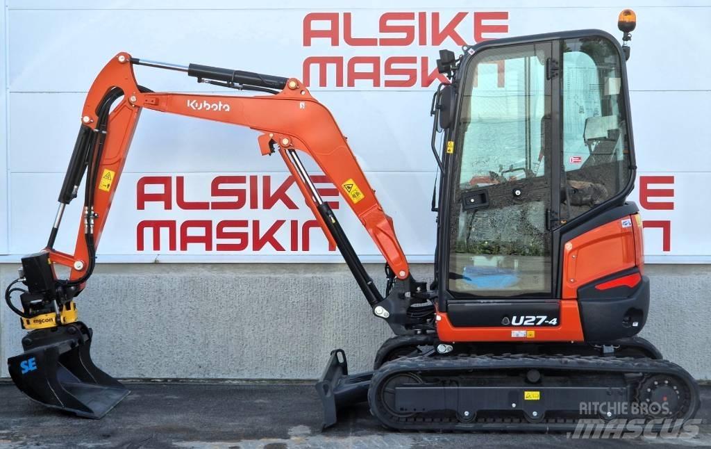 Kubota U 27-4 Minigravemaskiner