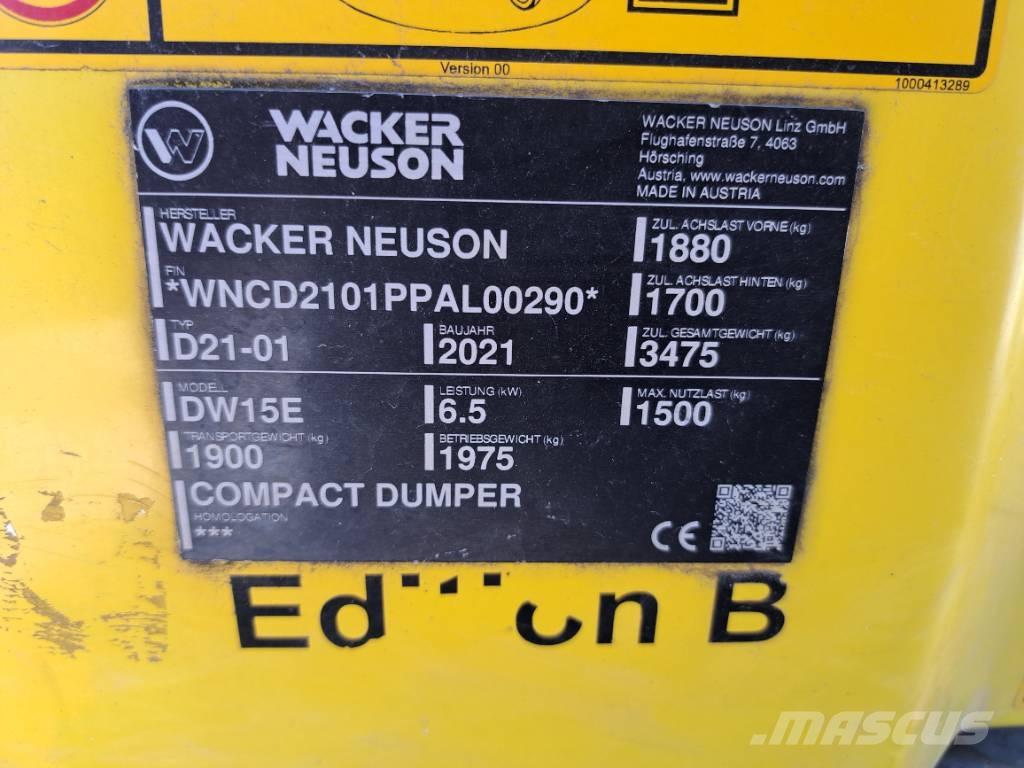 Wacker Neuson DW15e Dumpere