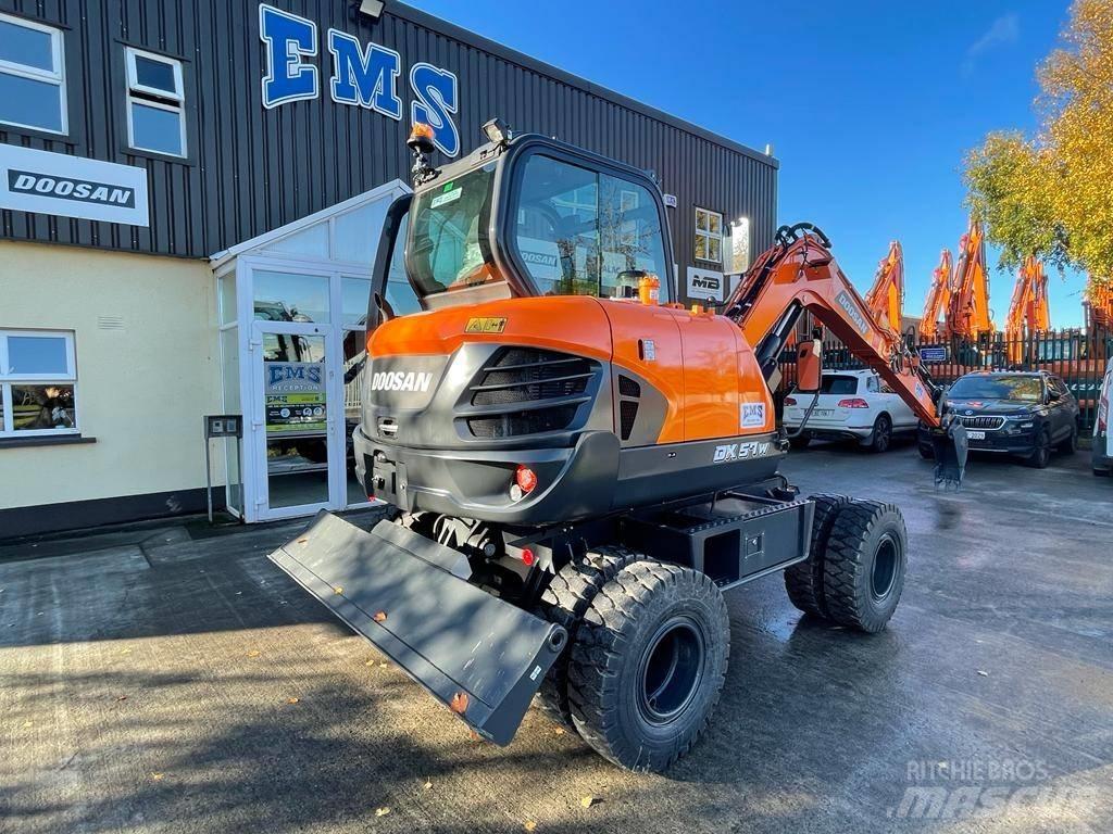 Doosan Dx57W-7 Gravemaskiner på hjul