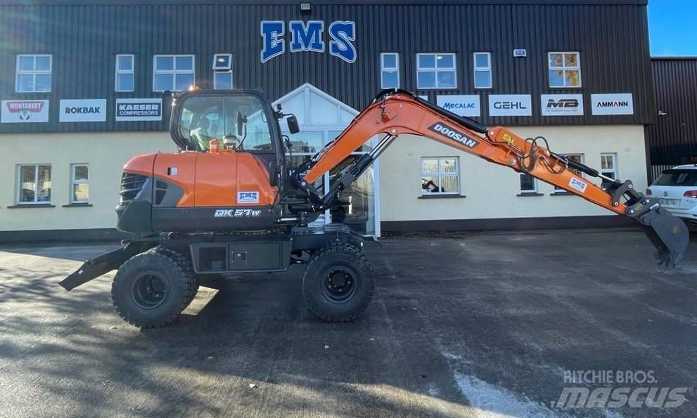 Doosan Dx57W-7 Gravemaskiner på hjul