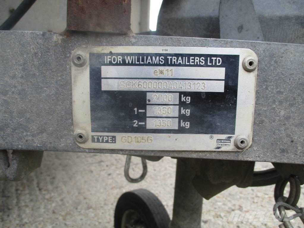 Ifor Williams GD105G Anhænger med lad/Flatbed