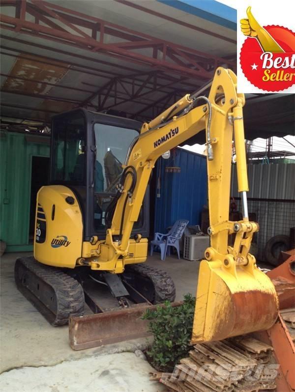 Komatsu PC 30 Minigravemaskiner