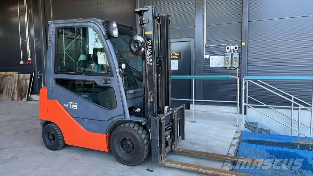 Toyota 02-8 FDF 18 Diesel gaffeltrucks