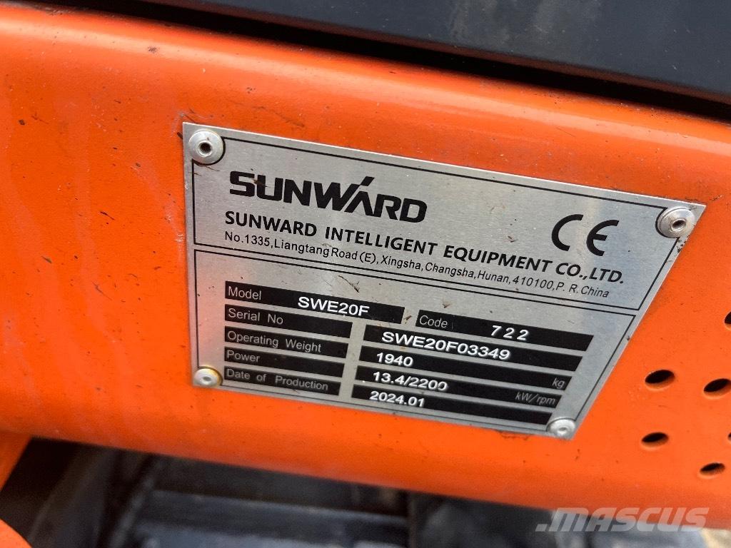 Sunward SWE 20 F Minigravemaskiner
