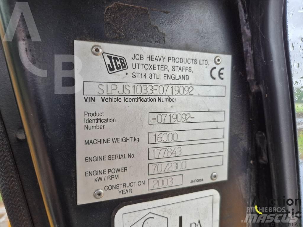 JCB JS 160 W Gravemaskiner på hjul