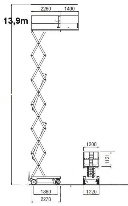 Iteco IT 12122 Saxlifte