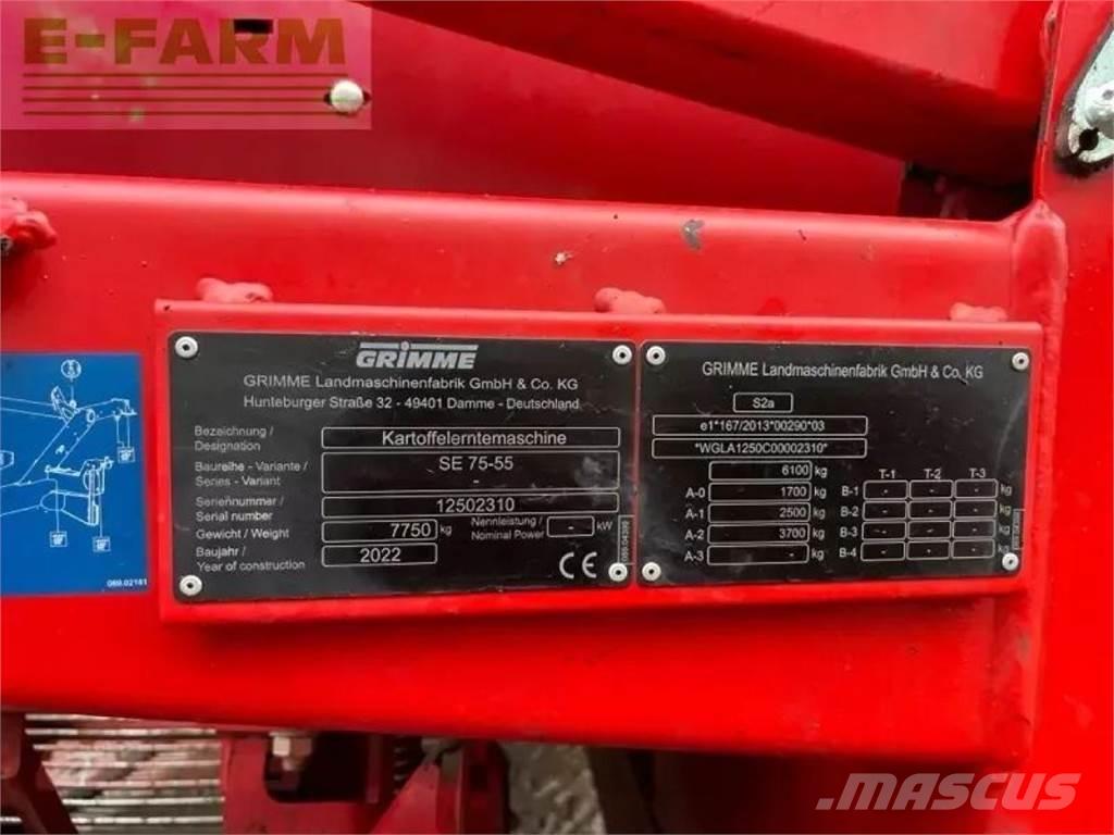 Grimme se 75-55 sb Kartoffelmaskiner - Andet udstyr