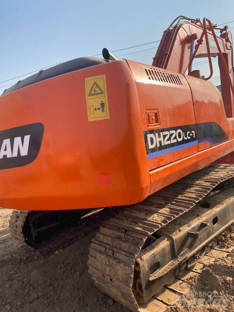 Doosan dh220lc-7 Gravemaskiner på larvebånd