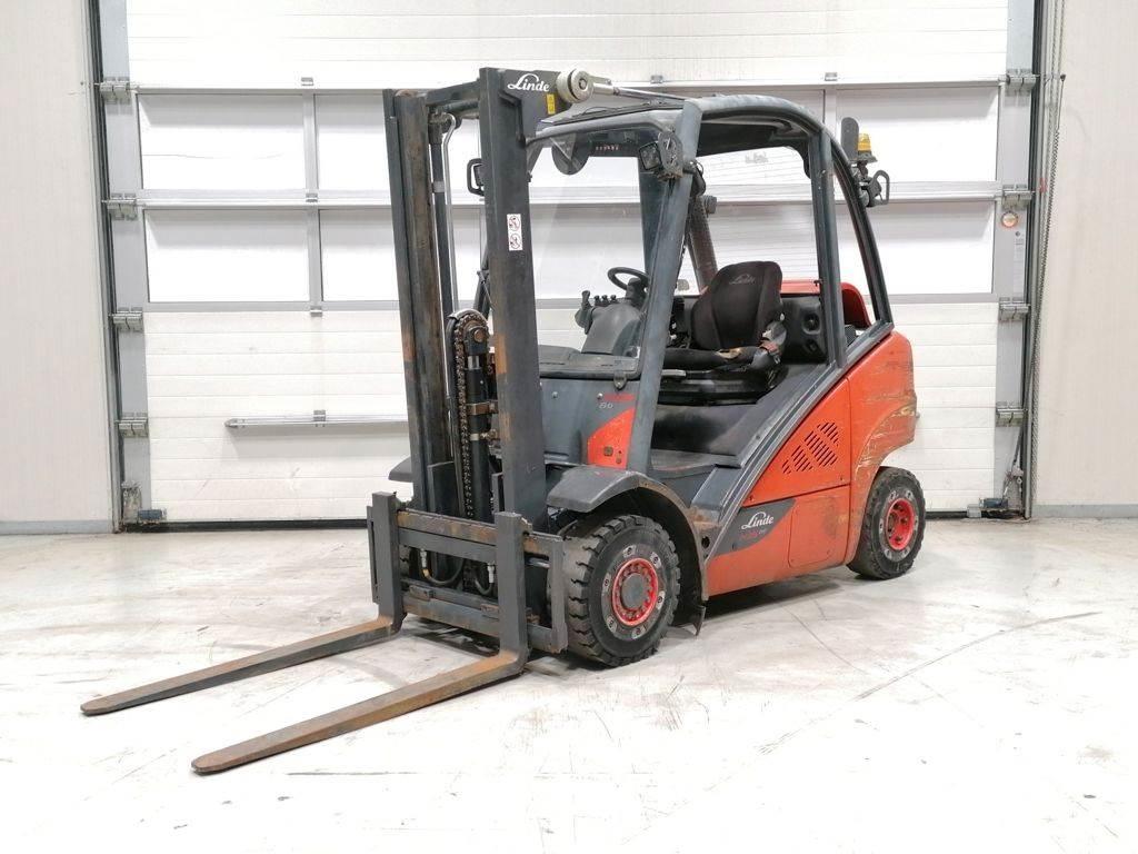 Linde H25T-02 LPG gaffeltrucks