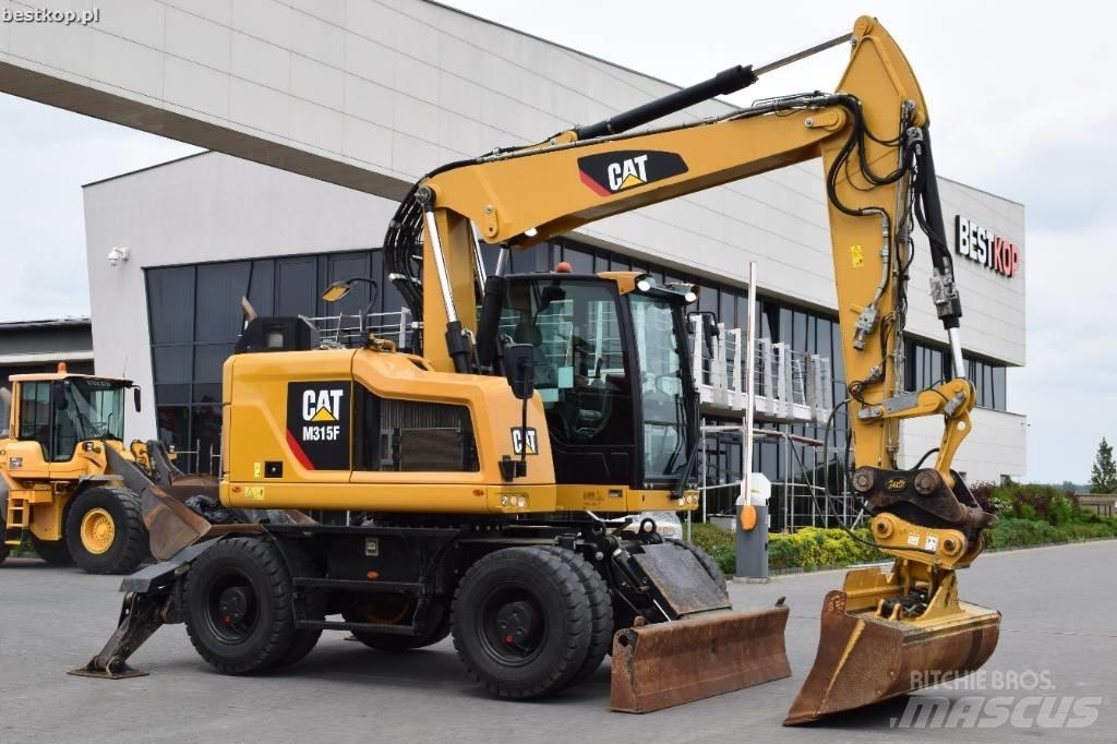 CAT M 315 F Gravemaskiner på hjul