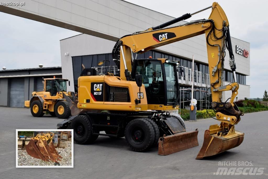 CAT M 315 F Gravemaskiner på hjul