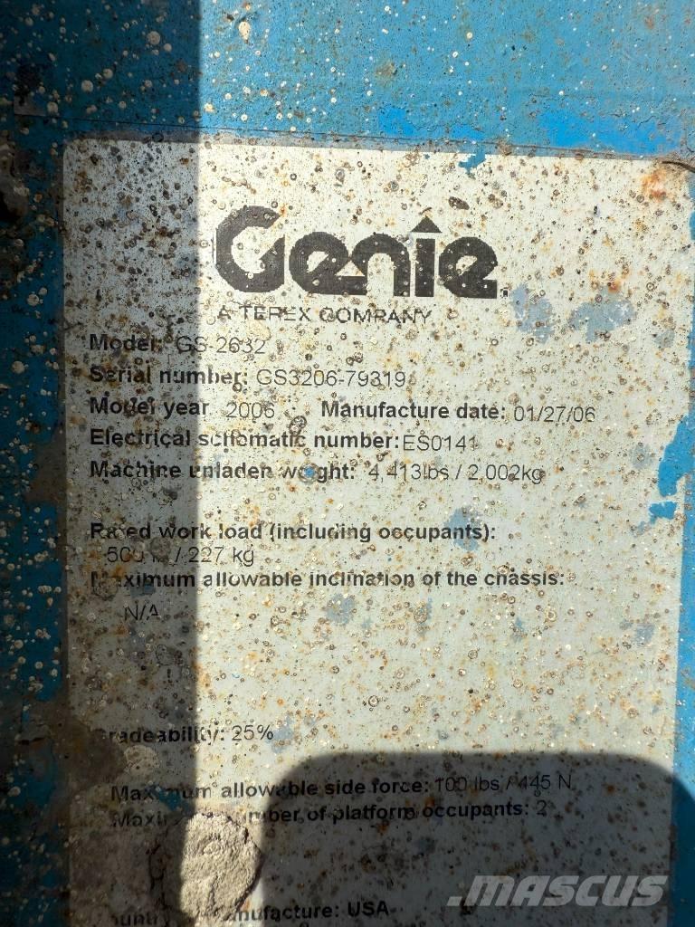 Genie GS 2632 Saxlifte