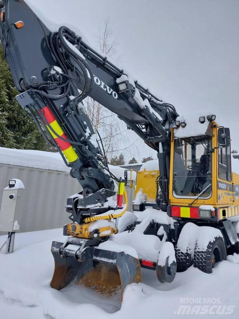 Volvo EW 200 Gravemaskiner på hjul