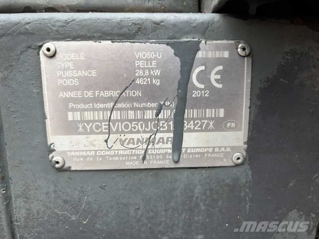 Yanmar VIO50-U Minigravemaskiner