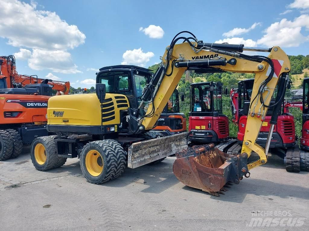 Yanmar B 95 W Gravemaskiner på hjul