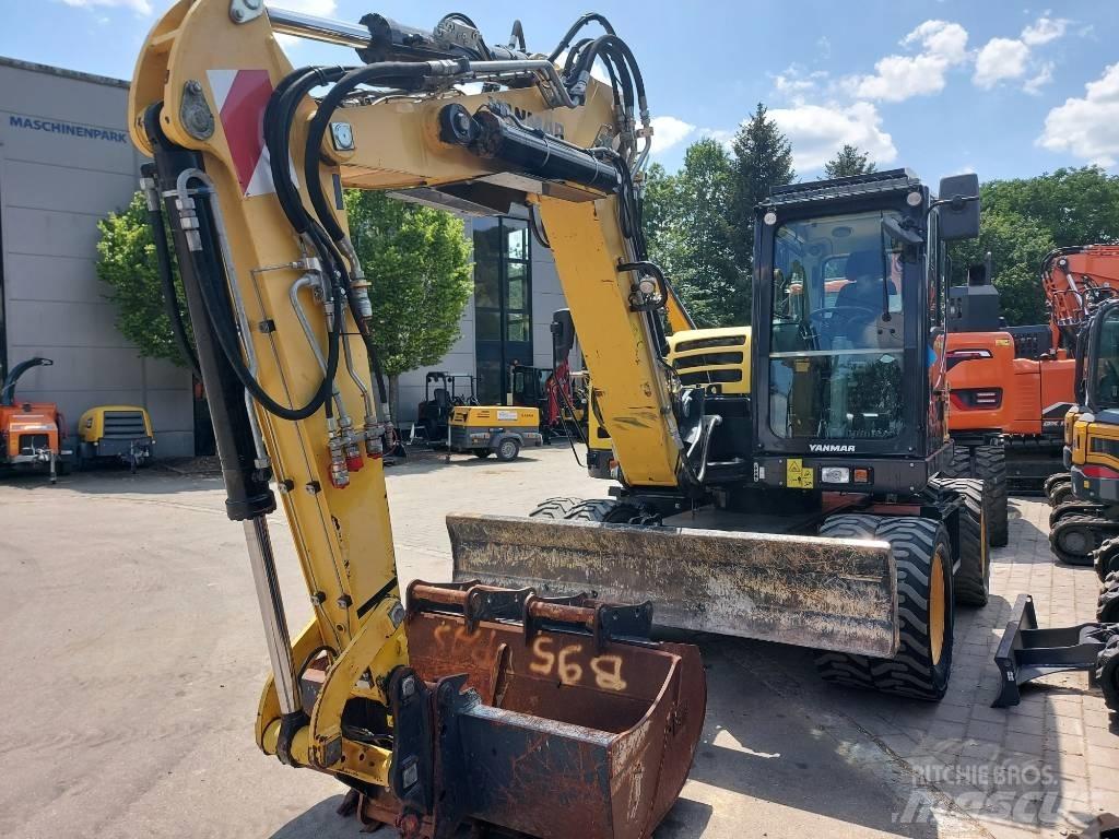 Yanmar B 95 W Gravemaskiner på hjul