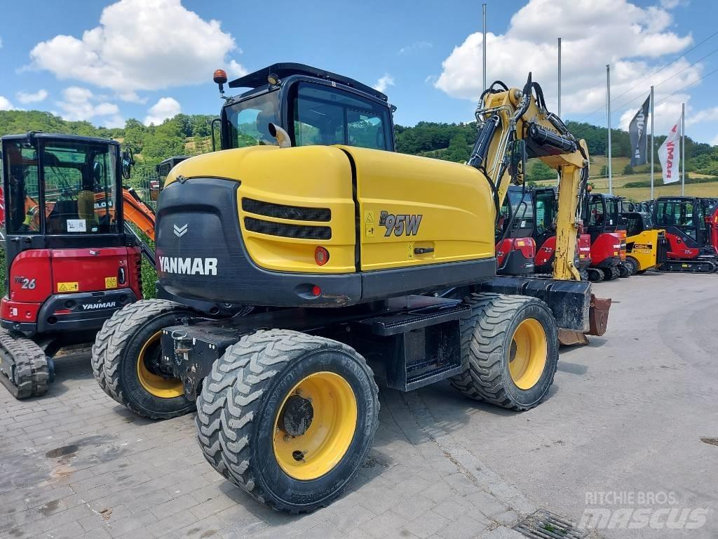 Yanmar B 95 W Gravemaskiner på hjul