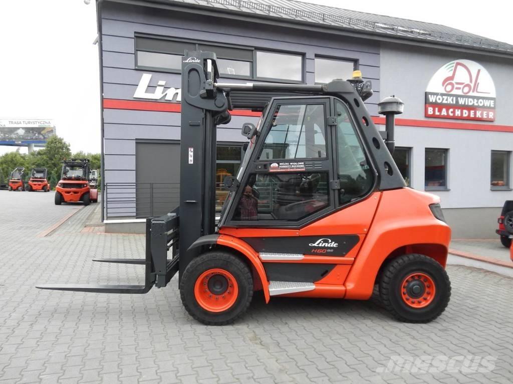 Linde H60D-03 Diesel gaffeltrucks