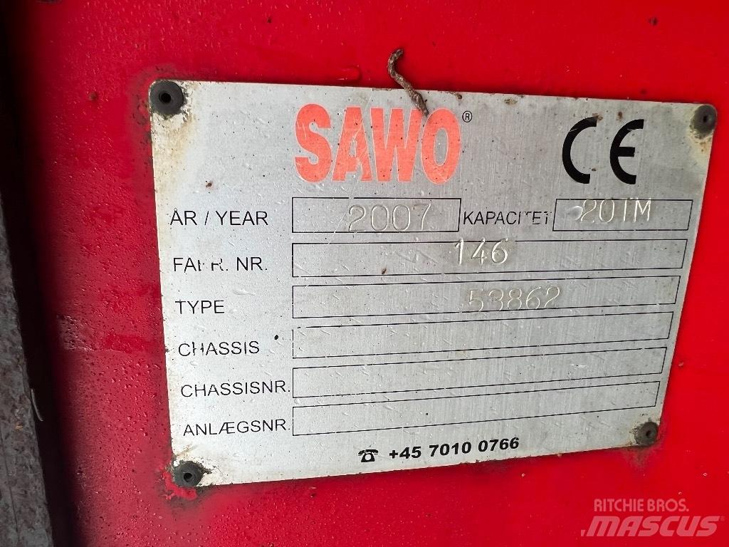 Hiab 20tm Krankonsol Lastbilmonterede kraner