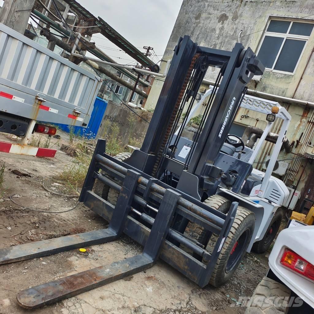 TCM FD 100 Diesel gaffeltrucks