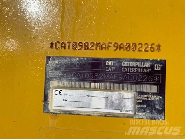 CAT 982 M Læssemaskiner på hjul
