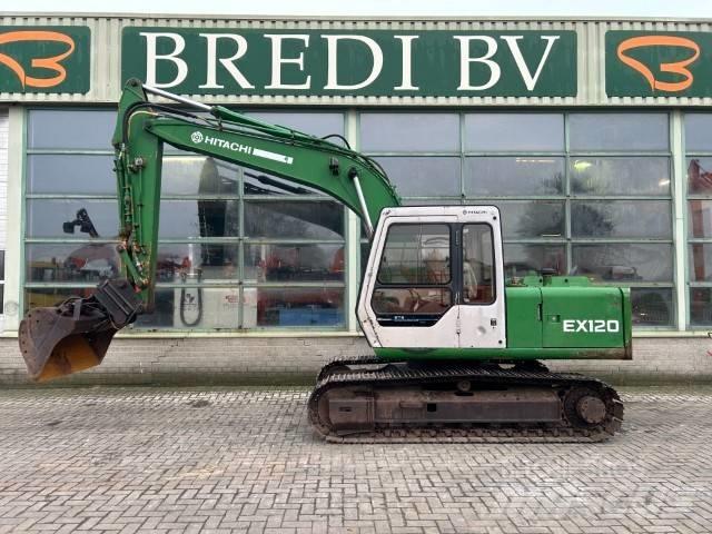 Hitachi EX 120 Gravemaskiner på larvebånd