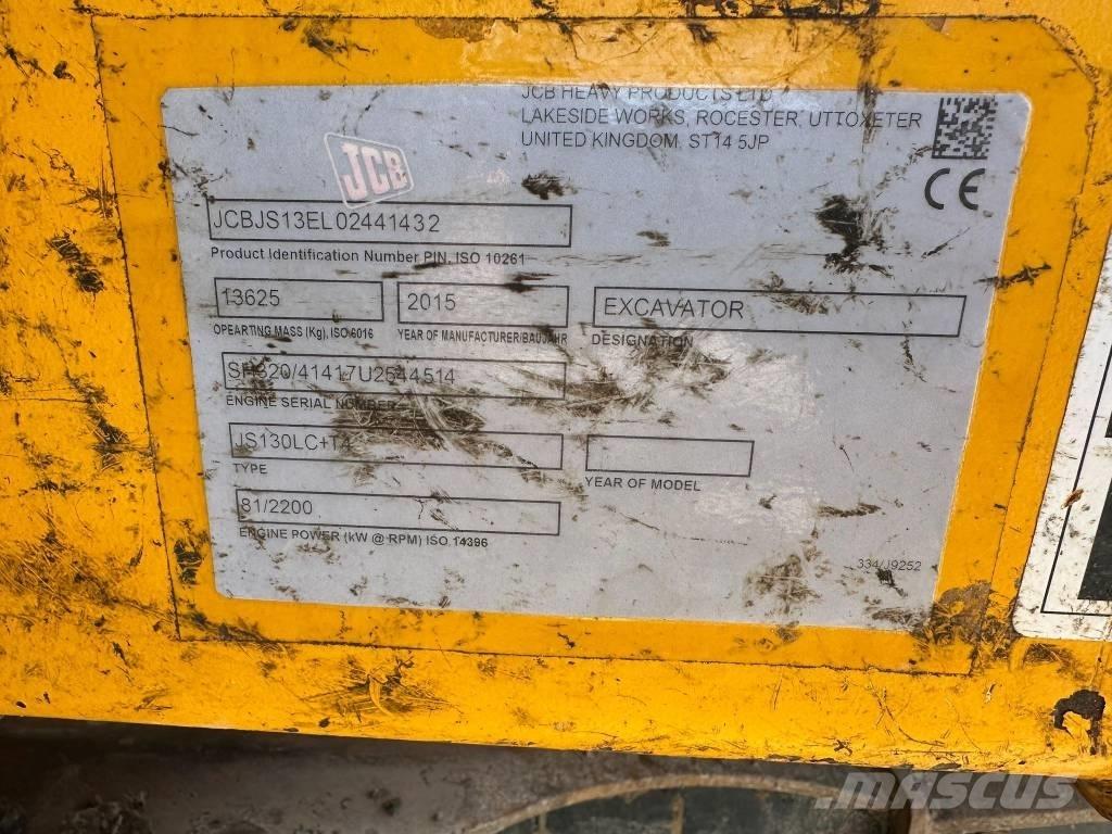 JCB JS 130 LC Gravemaskiner på larvebånd
