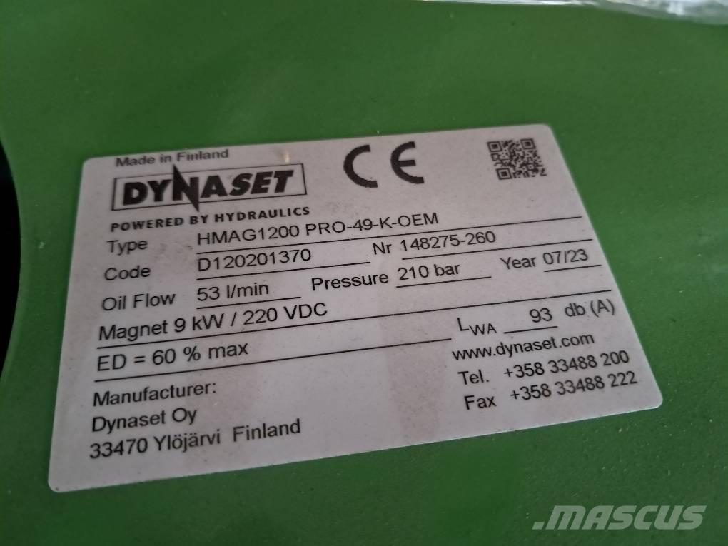 Dynaset HMAG1200 Andet tilbehør