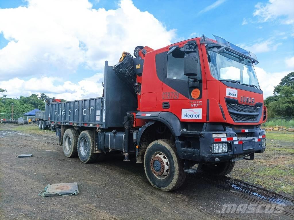 Iveco Trakker 410 Lastbil med kran