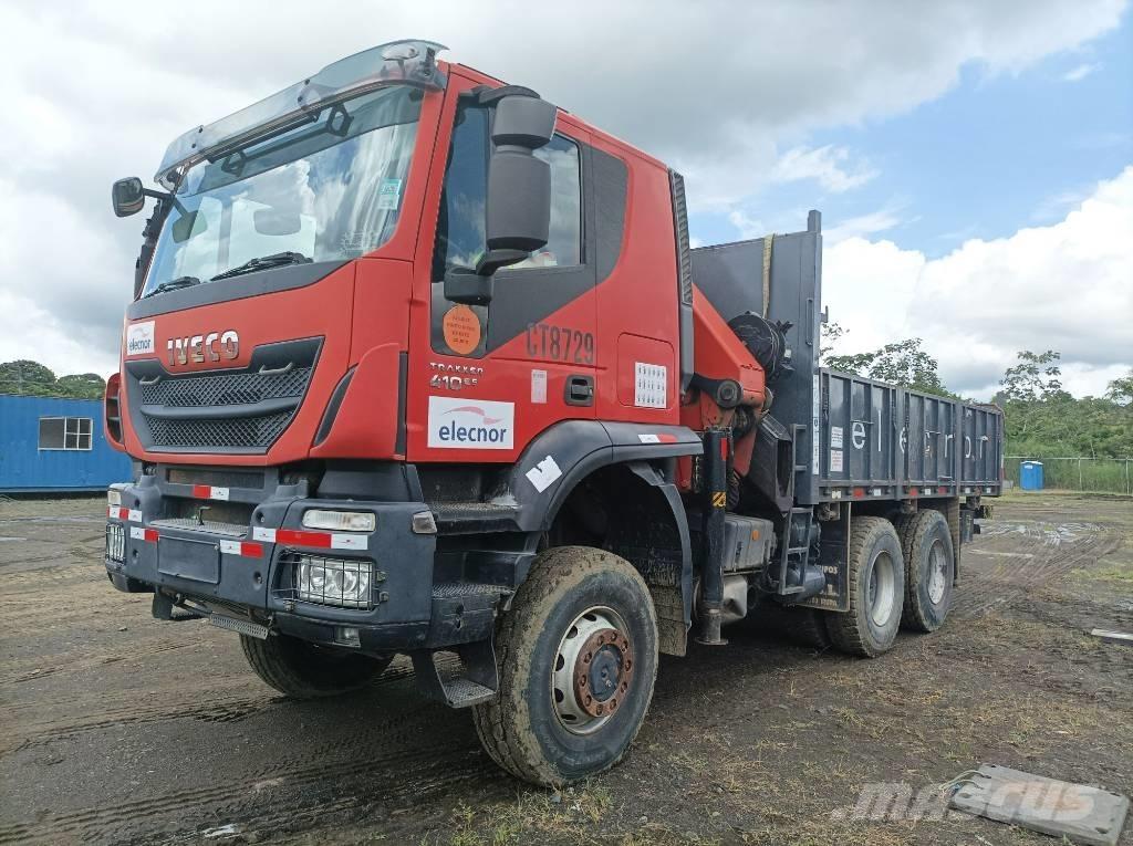 Iveco Trakker 410 Lastbil med kran