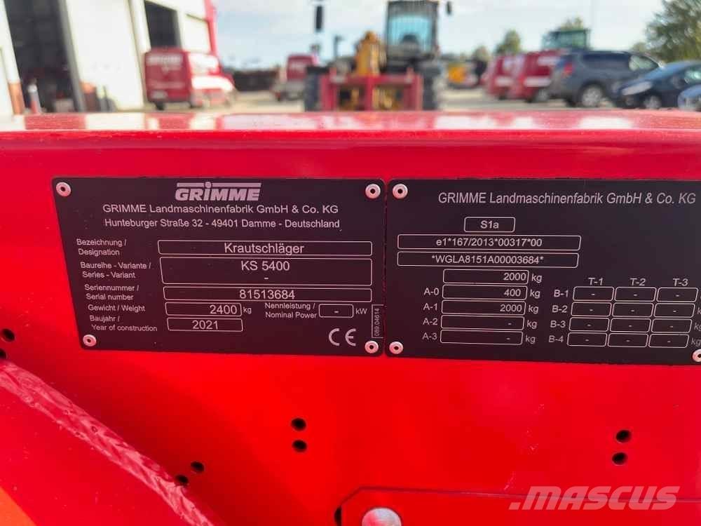 Grimme KS 5400 Kartoffelmaskiner - Andet udstyr