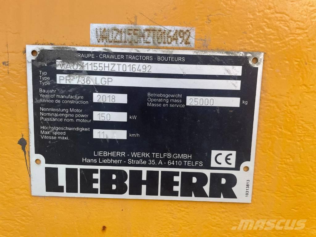 Liebherr PR 736 LGP Bulldozer på larvebånd