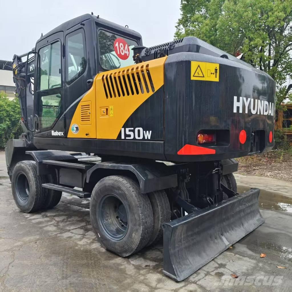 Hyundai R 150 W Gravemaskiner på hjul