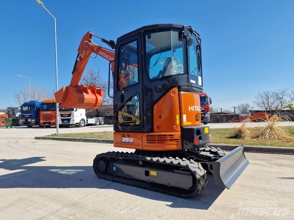 Hitachi ZX 26 U-6 Minigravemaskiner
