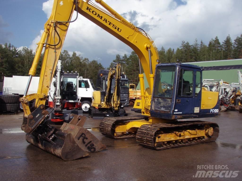 Komatsu PC120-5 Gravemaskiner på larvebånd