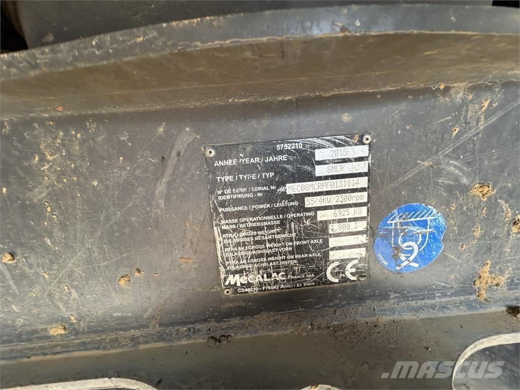 Mecalac 8MCR Midi-gravemaskiner 7t - 12t