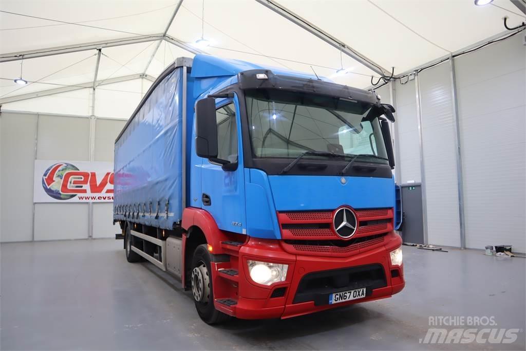 Mercedes-Benz ANTOS 1824 Lastbil - Gardin
