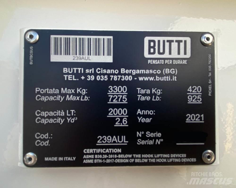 Butti  Krandele og udstyr