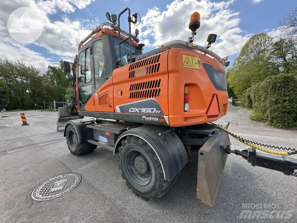 Doosan DX 160 W Gravemaskiner på hjul