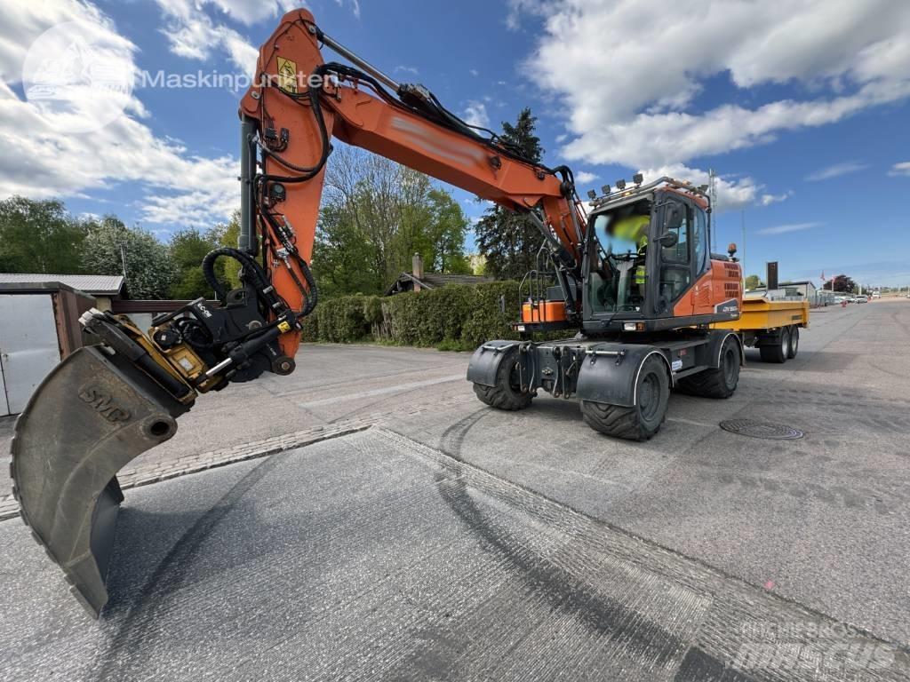 Doosan DX 160 W Gravemaskiner på hjul