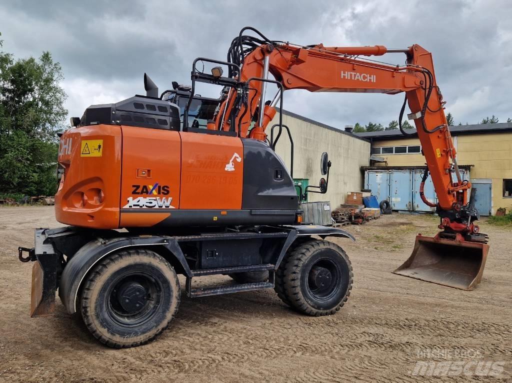 Hitachi ZX 145 W-6 Gravemaskiner på hjul