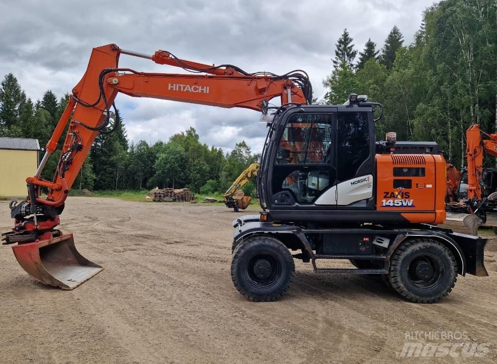 Hitachi ZX 145 W-6 Gravemaskiner på hjul