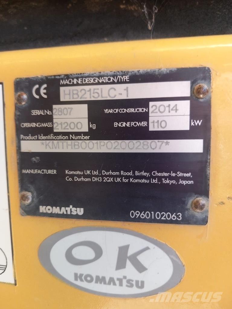 Komatsu HB 215 LC-1 Gear