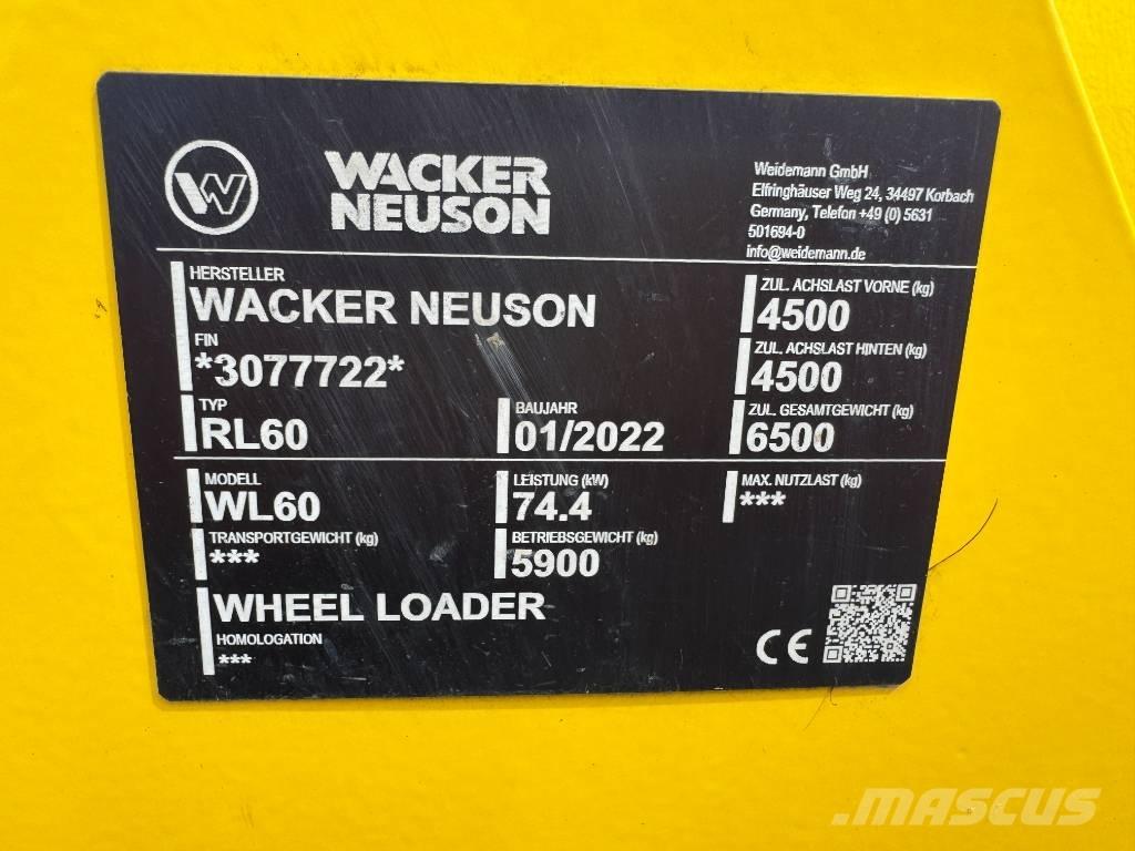 Wacker Neuson WL60 Læssemaskiner på hjul