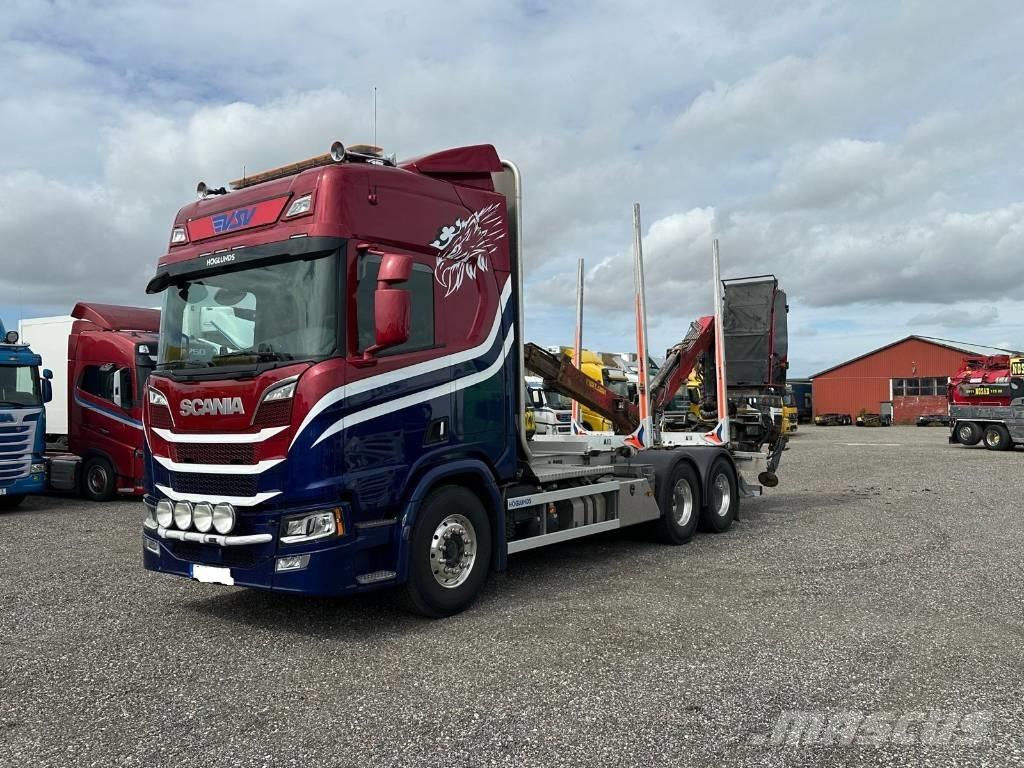 Scania R650B 6X4 NB Tømmertransport