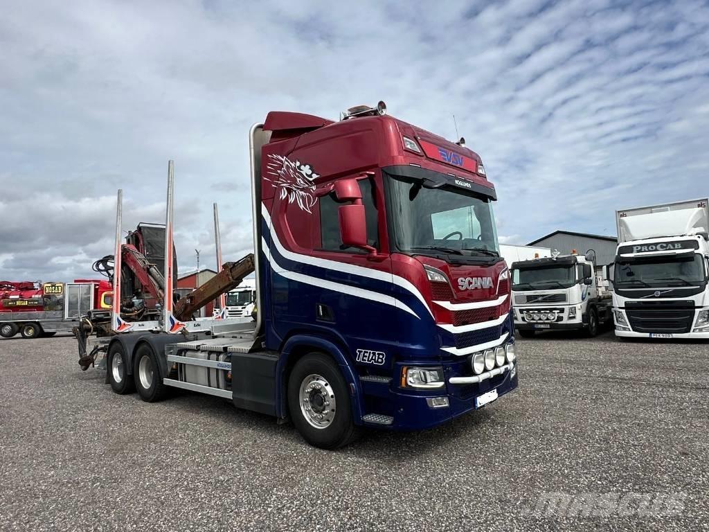 Scania R650B 6X4 NB Tømmertransport