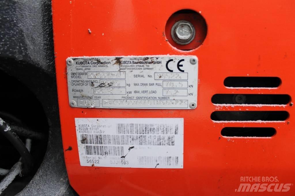 Kubota kx57-4 Minigravemaskiner